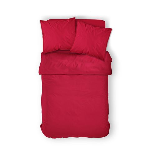 Housse De Couette Pomme D'amour - 100% Coton 57 Fils - 240 X 260 Cm - Rouge