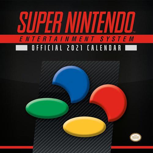 Nintendo Super 2021 Calendrier Carré 30x30cm