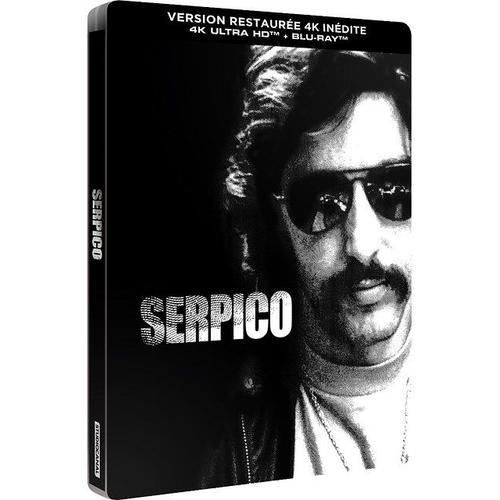 Serpico - Version Restaurée 4k Inédite - 4k Ultra Hd + Blu-Ray - Boîtier Métal Steelbook Limité