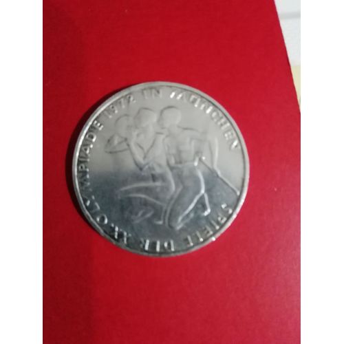 Pièce De 10 Deutsche Mark Argent 1972