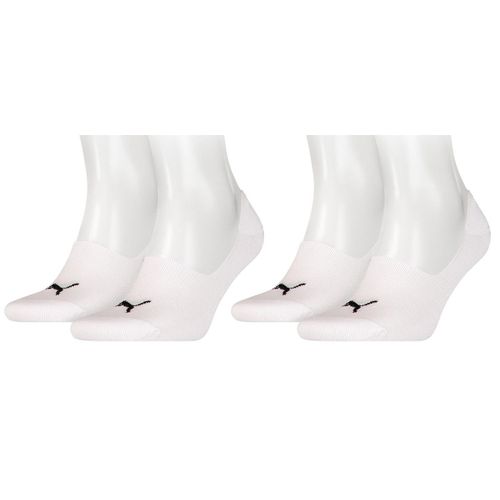 Chaussettes Puma Socquettes Footies Pack De 2 Paires Blanc 300 Footies