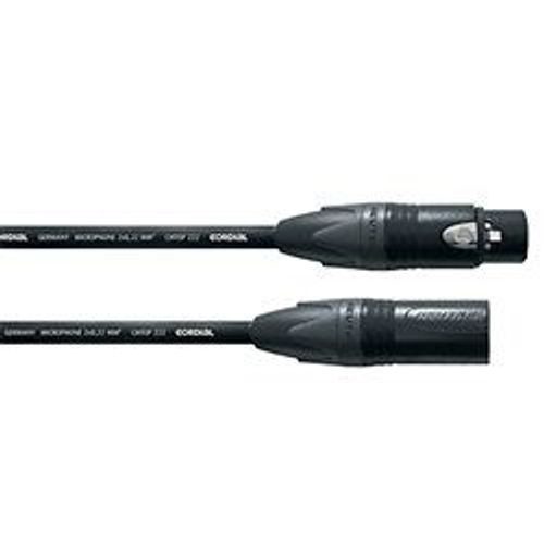 Cordial CSM5FM-GOLD - Câble microphone XLR mâle - XLR femelle or Neutrik 5 m