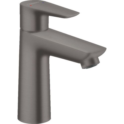 Talis E mitigeur de lavabo 110, avec tirette et vidage, noir chromé brossé (71710340)