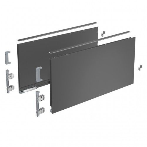 Kit tiroir casserolier AvanTech YOU - hauteur 251 mm - L450 mm - Anthracite HETTICH