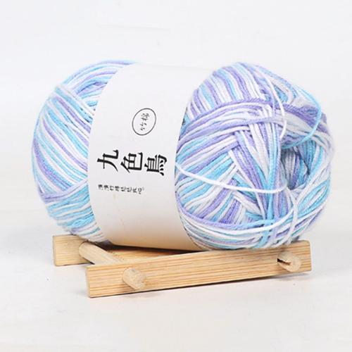 Laine de bambou charbon de bambou Ligne de bébé laine Fine Crochet pour enfants laine confortable mélangée vêtements fils à coudre
