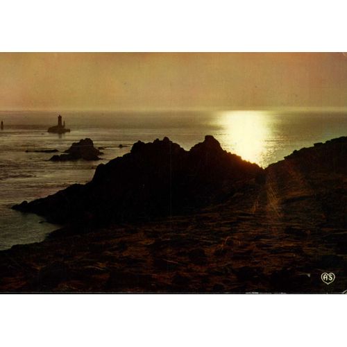 Carte Postale De La Pointe Du Raz (Finistère) Coucher De Soleil