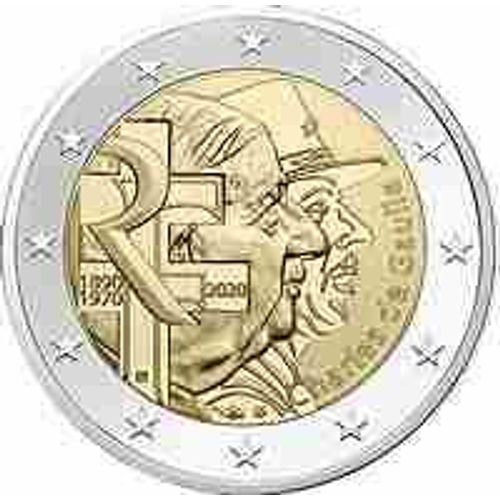 2 Euros Commémorative France 2020 Charles De Gaulle Sous Capsule