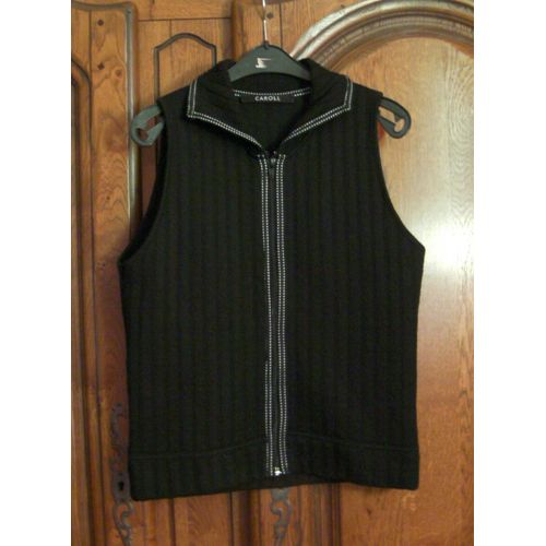 Gilet Noir Marque Caroll - Taille 36