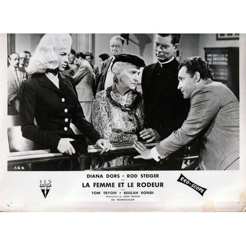 La Femme Et Le Rôdeur (The Unholy Wife) - Photo D'exploitation Cinématographique Cartonnée - Format 24x30 Cm - De John Farrow Avec Diana Dors, Rod Steiger, Tom Tryon - 1957 #