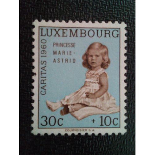 Timbre Luxembourg Yt 589 Princesse Marie-Astrid 1960 ( 090904 )
