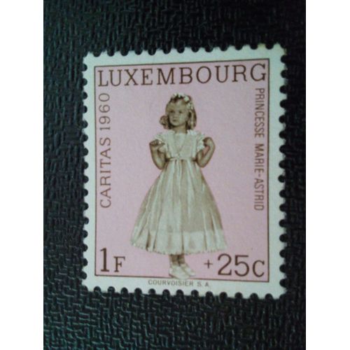Timbre Luxembourg Yt 590 Princesse Marie-Astrid 1960 ( 090904 )