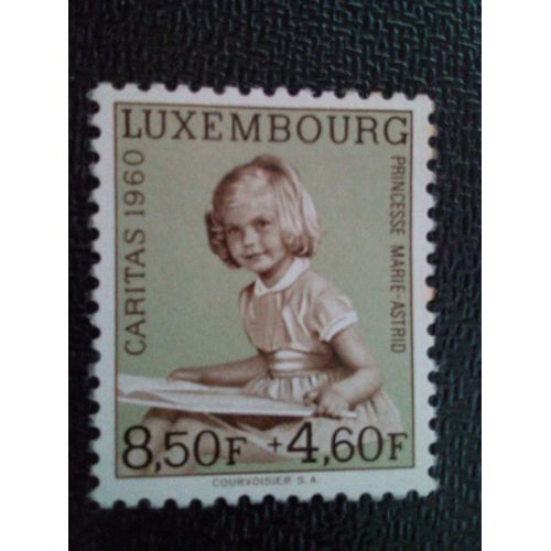 Timbre Luxembourg Yt 594 Princesse Marie-Astrid 1960 ( 090904 )