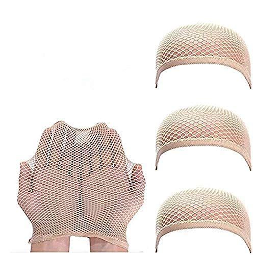 Envoie De France Bonnet Filet Unisexe Mixte Lot De 4 Pièces Filet Cheveux Perruque Pour Femmes Et Hommes, Noir Ou Beige
