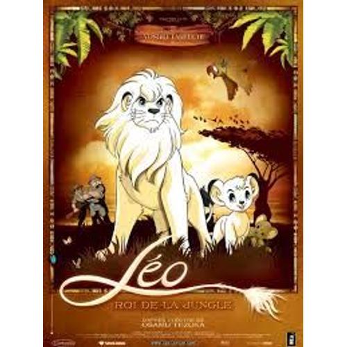 Léo Le Lion Roi De La Jungle - Takashi - Toshiyuki Hiruma - 1994 - Affiche De Cinéma Pliée 120x160 Cm