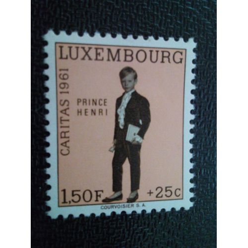 Timbre Luxembourg Yt 605 Prince Henri 1961 ( 090904 )