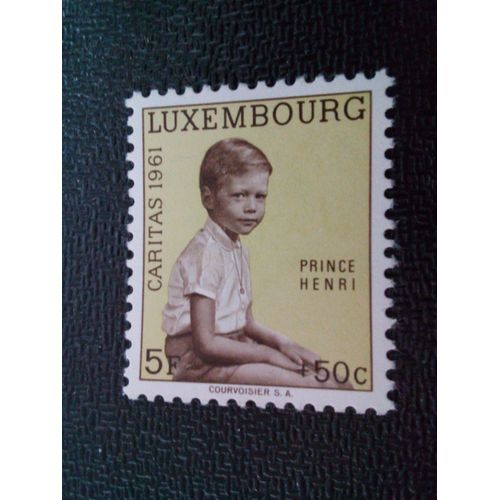 Timbre Luxembourg Yt 607 Prince Henri 1961 ( 090904 )