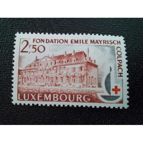 Timbre Luxembourg Yt 632 Croix-Rouge Internationale 1963 ( 090904 )