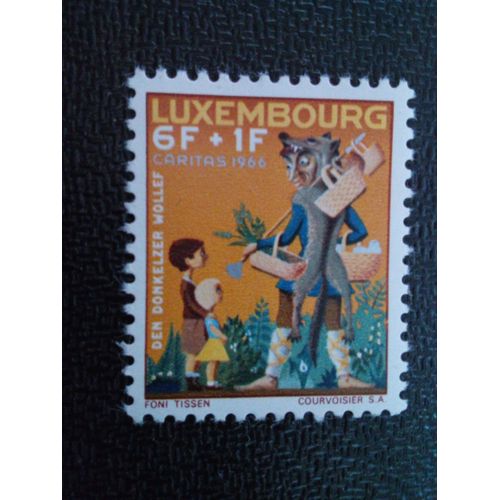 Timbre Luxembourg Yt 695 Le Berger Amical De Donkolz 1966 ( 090904 )
