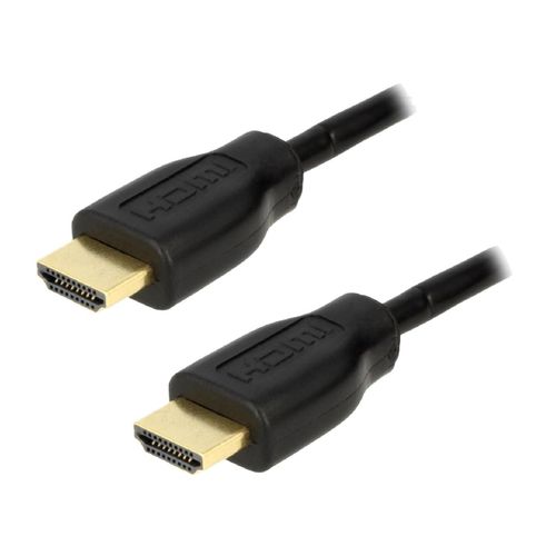 Cable HDMI 1.4 male des deux cotes 0.2m - Noir