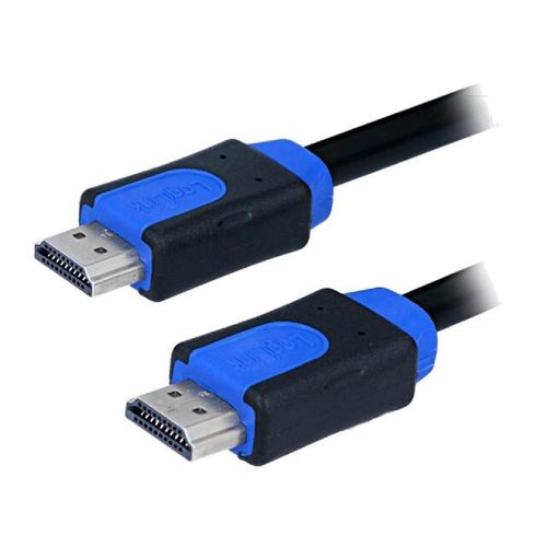 Cable HDMI 1.4 male des deux cotes 2m - Noir-Bleu