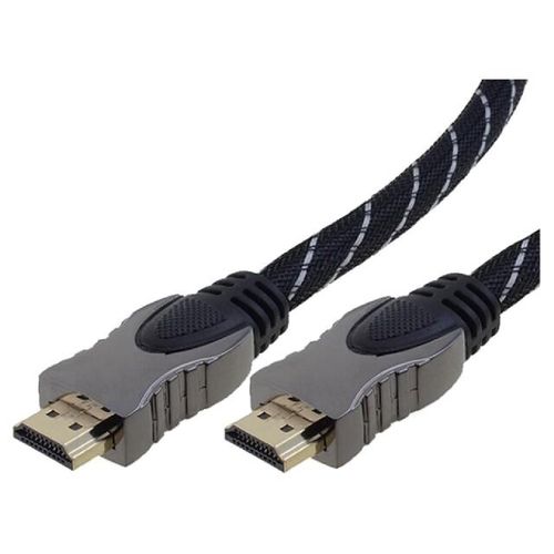 Cable HDMI 1.4 male des deux cotes 3m gris-noir