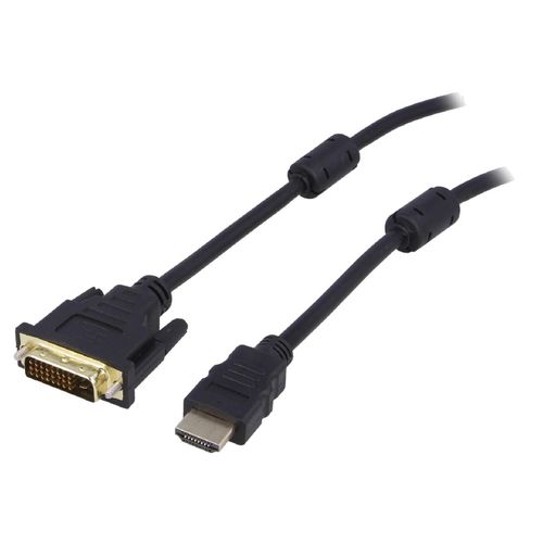 Cable HDMI 1.4 male DVI-D male 3m noir