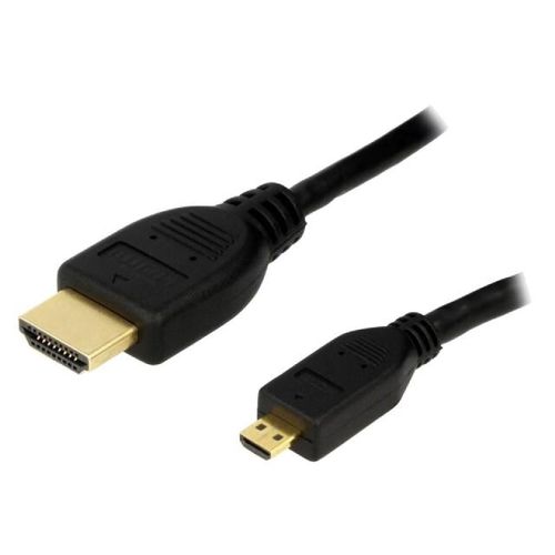 Cable HDMI 1.4 male micro HDMI prise male 1.5m - Noir