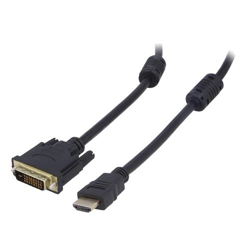 Cable HDMI 1.4 male DVI-D male 1.8m noir