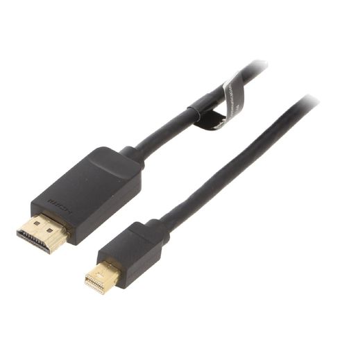 Cable HDMI 1.4 male mini DisplayPort male 2m noir