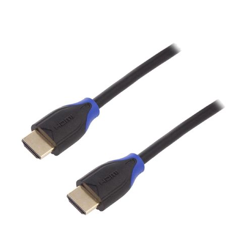 Cable HDMI 2.0 male des deux cotes 4K 3D UHD 2m - Noir