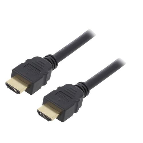 Cable HDMI 2.1 prise male des deux cotes 1m UHD 4K 8K - Noir