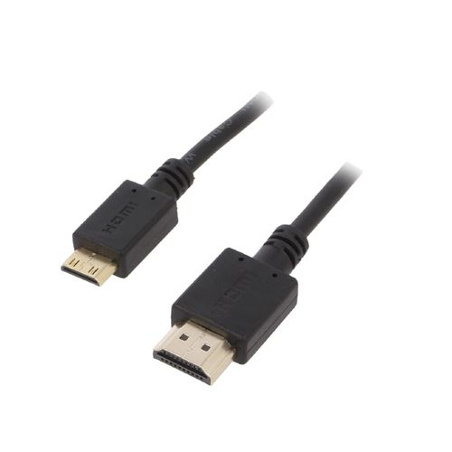 Cable HDMI 2.0 male mini HDMI male 1.8m noir