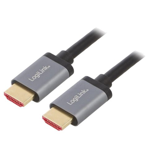 Cable HDMI 2.1 male des deux cotes 4K 8K 3D UHD 1m - Noir