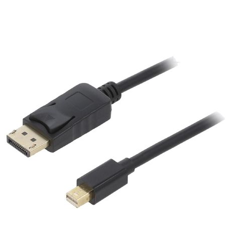 Cable mini DisplayPort 1.2 male 1.8m noir