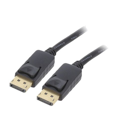Cable DisplayPort 1.2 male des deux cotes 1m noir