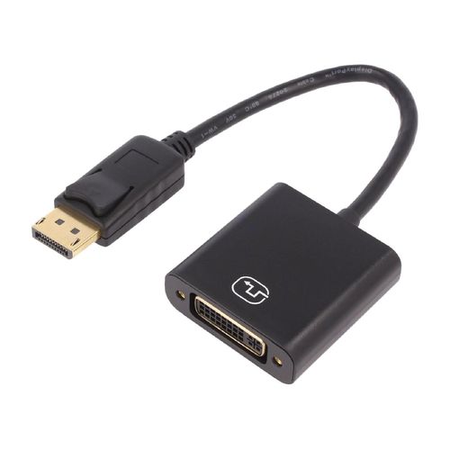 Cable DisplayPort 1.2 male DVI-I femelle 150mm noir