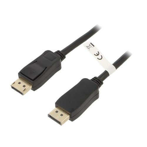 Cable DisplayPort 1.2 male des deux cotes 5m noir