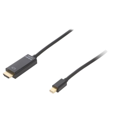 Cable DisplayPort 1.2 male HDMI male 1.8m noir
