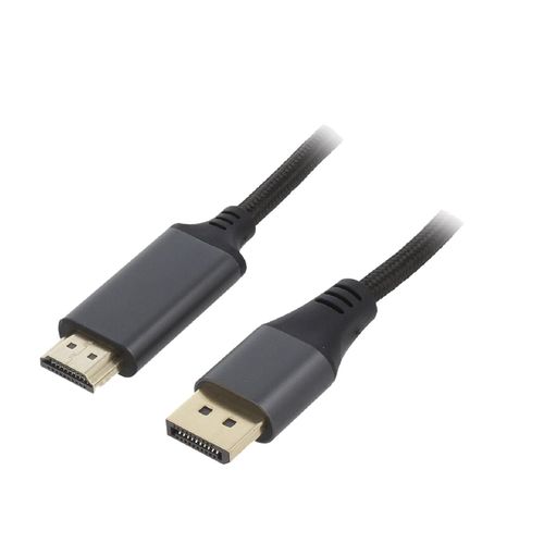 Cable DisplayPort 1.2 male HDMI male 1.8m noir