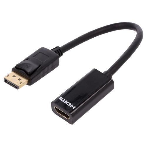 Cable DisplayPort 1.2 male HDMI femelle 150mm noir