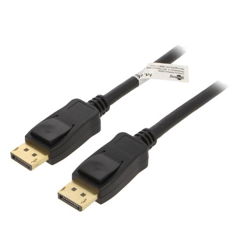 Cable DisplayPort 1.4 male des deux cotes 1m noir
