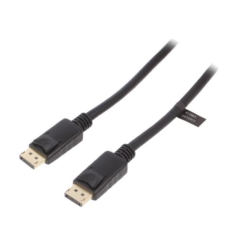 Cable DisplayPort 1.4 male des deux cotes 1m - Noir