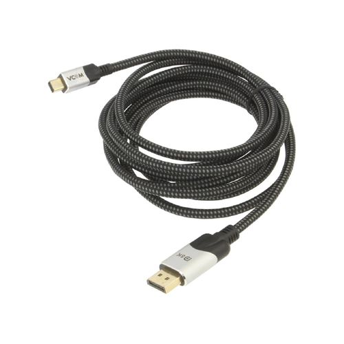 Cable DisplayPort 1.4 male des deux cotes 3m noir