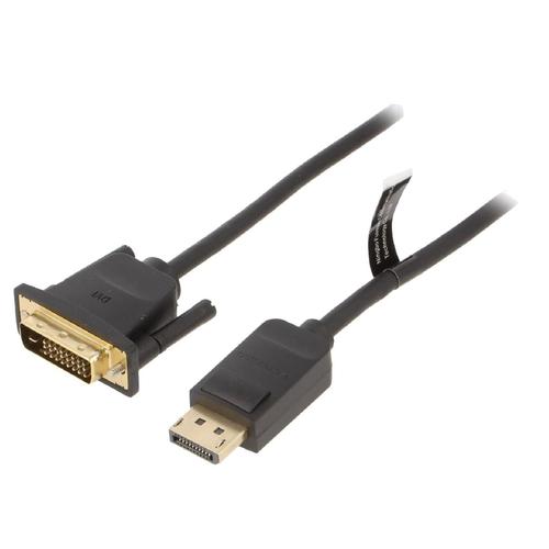 Cable DisplayPort male DVI-D -24+1- male 1m noir