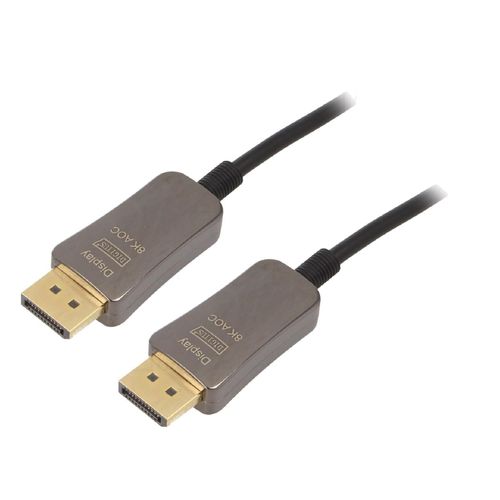 Cable DisplayPort 1.4 male des deux cotes 10m noir