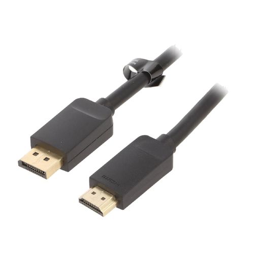 Cable DisplayPort male HDMI male 3m noir