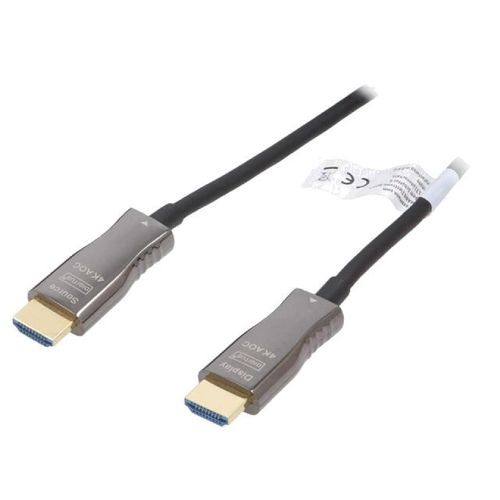 Cable HDCP 1.4.HDCP 2.2.HDMI 2.0.optique UHD 4K 30m - Noir