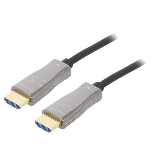 Cable HDCP 1.4 HDCP 2.2 HDMI 2.0 optique UHD 4K 10m - Noir