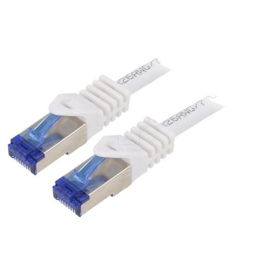 Cordon de raccordement S-FTP Cat.6a blanc - 2m