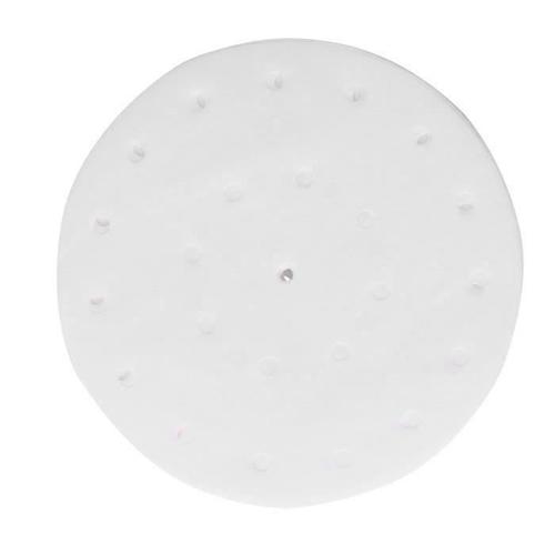 DT02996-Papier de cuisson 100pcs Papier Antiadhésif Absorbant l'Huile Papier Barbecue Rond pour Friteuse Poêle à Frire